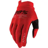 100% Itrack Off-road Gloves Rouge L / Short Homme