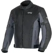 GMS Lagos Veste Moto Textile Noire Grise Imperméable Taille M