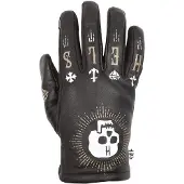 Helstons Kustom Hiver Skull Leather Gloves Noir 3XL Homme