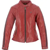 Helstons Victoria Leather Rag Rouge CE Blouson Taille S