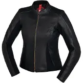 IXS Aberdeen Ladies Black Leather Motorcycle Jacket Taille 36