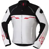 IXS Hexalon-ST Waterproof White Red Black Textile Motorcycle Jacket Taille L
