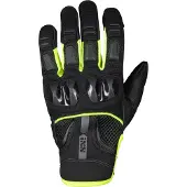 IXS Matador-Air 2.0 Black Yellow Motorcycle Gloves Taille S