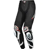 Ixon Vortex 3 PT Noir Blanc Pantalon Moto Cuir Taille XS