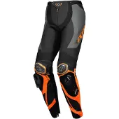 Ixon Vortex 3 PT Noir Anthracite Orange Pantalon Moto Cuir Taille 3XL