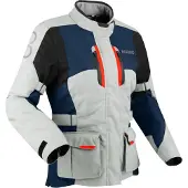 Bering Veste textile imperméable pour femme Siberia, gris/bleu/rouge, 46