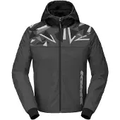 Spidi Sweat à capuche Evo Sport pour moto, noir/gris, L