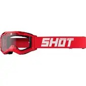 Shot Race Gear Assault 2.0 Solid Off-road Goggles Rouge Clear/CAT0