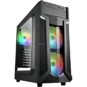 Sharkoon 4044951026814 Gehäuse VG6-W RGB ATX 1xAcryl schwarz