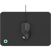 Platinet mouse PMOM010 + mouse pad, black (45571)