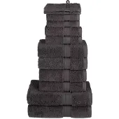 vidaXL Ensemble de serviettes de qualité supérieure SOLUND 12 pcs