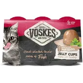 Voskes coupe de gelée au thon avec coquilles Saint-Jacques (6x25 g)