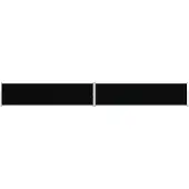vidaXL Store latéral extensible noir 160x1200 cm