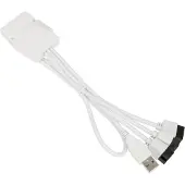 Lian Li PW-U2TPAW Hub USB - blanc (USB-A, 3 ports), Station d’accueil + hub USB, Blanc
