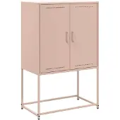 vidaXL Armoire TV blanche 100,5x39x60,5 cm Acier