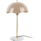 Leitmotiv - Lampe de table Waved Dome - Marron - 30x30x56cm Lampe de table - Lampe de chevet, salon, chambre à coucher