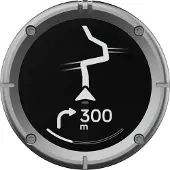 Beeline Système de navigation Moto II Metal, argent, taille unique