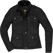 Merlin Buxton II Femmes Veste Moto Cirée Noire Taille S