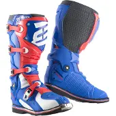 Bogotto MX-7 S Motocross Bottes Blanc Rouge Bleu Taille 43