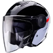 Caberg CabergSohoZephirNoirGrisRougeCasqueJet Taille S