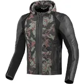 Bogotto Radic Blouson de moto en cuir/textile