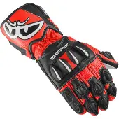 Berik Thunar Evo Black Red Motorcycle Gloves Taille XS