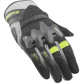 Bogotto Xatran Perforé Noir Gris Neon Yellow Gants Taille 2XL