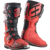 Bogotto MX-3 Camo Rouge Noir Motocross Bottes Taille 43