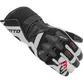 Bogotto Alton Perforé Noir Blanc Gants Taille S