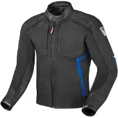Berik Flexius Black Blue Leather Motorcycle Jacket Taille 54