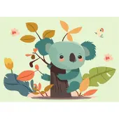 Bluebird Puzzle Enfant Mon Petit Koala - 12 pièces plastique