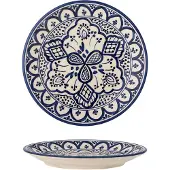 Bloomingville Assiettes Karlie Ø19cm bleues lot de 6 pièces