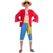 MOM Luffy Men Costume Rouge S Enfants