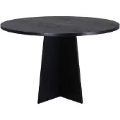 Venture Home Bootcut table de salle à manger 110cm noir.