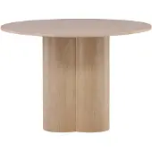Venture Home Olivia table de salle à manger ⌀110cm whitewash.