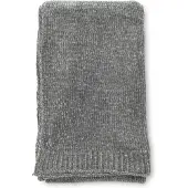 XL mobler Plaid Ally 170x130 cm Polyester Gris foncé