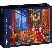Bluebird Puzzle Christmas Lodge