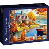 Bluebird Puzzle Jeu de Legs d'Automne Crisp Fall View - 1000 pièces Puzzle