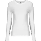 Petit Bateau T-shirt ML COL ROND femmes - Blanc - EU L