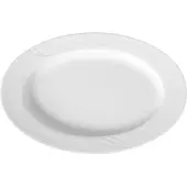 Hendi Plat de service ovale en porcelaine | 29x20cm (6 pièces)