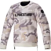 Alpinestars Pullover Crew Legit Light Gray Camo, Taille: XL