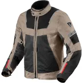 REV'IT! Tornado 4 H2O, veste textile imperméable ,Beige/Noir ,XL