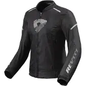 REV'IT! Revit Sprint H2O Veste textile moto pour femme, noir/blanc, 34