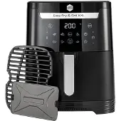 OBH Nordica Easy Fry &amp Grill XXL 2-in-1 -airfryer, musta, Friteuse, Noir