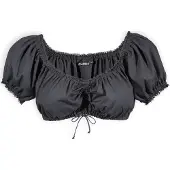 Stockerpoint Blouse folklorique noir
