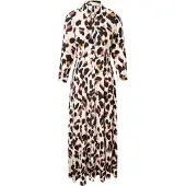 Y.A.S Robe-chemise 'YASSavanna' sable / marron / rose ancienne / noir