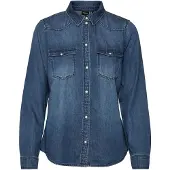 Vero Moda Chemisier 'Maria' bleu denim
