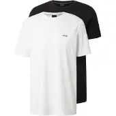 BOSS T-Shirt noir / blanc