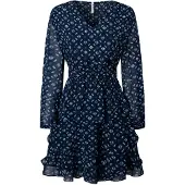 Pepe Jeans Robe 'Eyra' bleu nuit / bleu clair / blanc