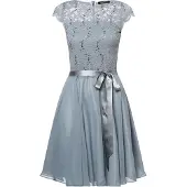 Swing Robe de cocktail bleu fumé